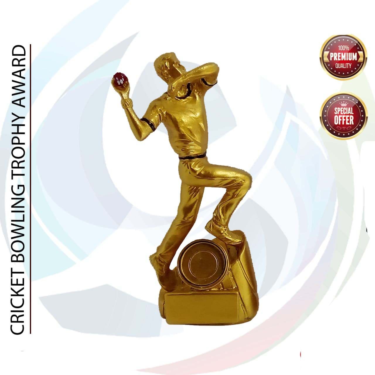Cricket (5)-min Premium Trophy (ট্রফি) - Image 1